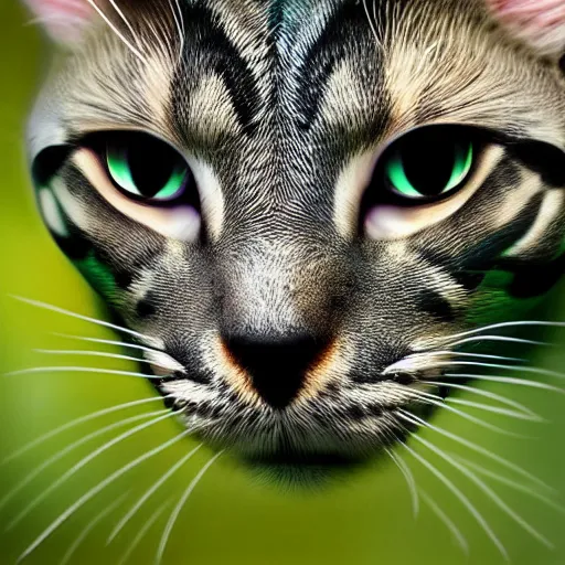 Image similar to a dragon - cat - hybrid, animal photography, wildlife photo