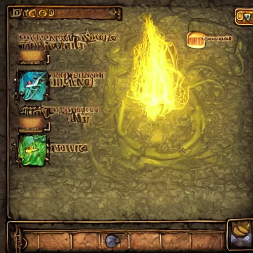 Prompt: dungeon below ground wizard alchemy equiptment