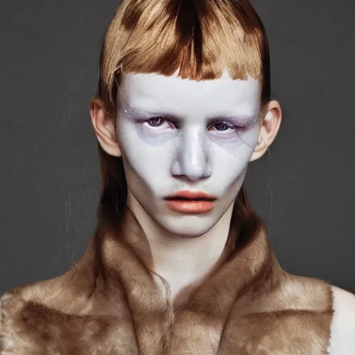 Image similar to acne editorial shot by camilla akrans from lundlund agency for id magazine