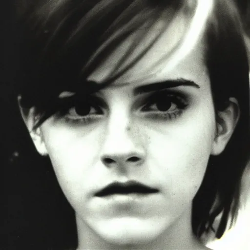 Image similar to Polaroid of Emma Watson by Wong Kar-Wai