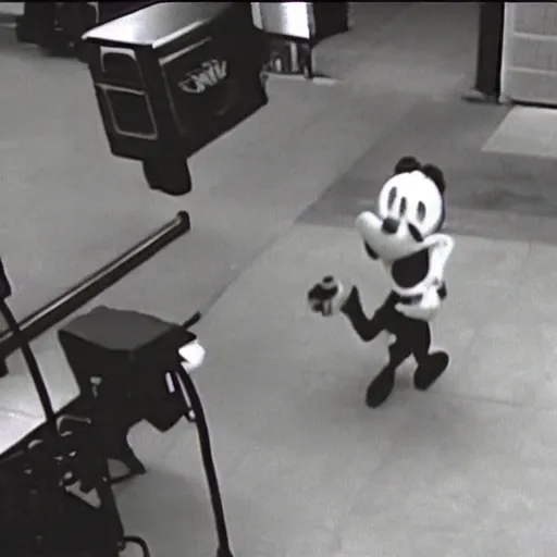 Image similar to cctv footage of funny goofy silly