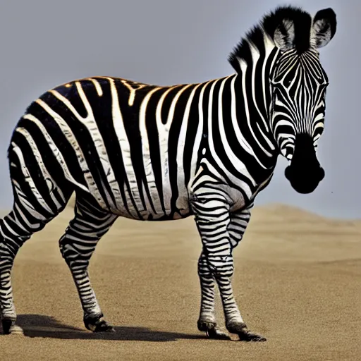 Prompt: real life zebra rider, highly detailed