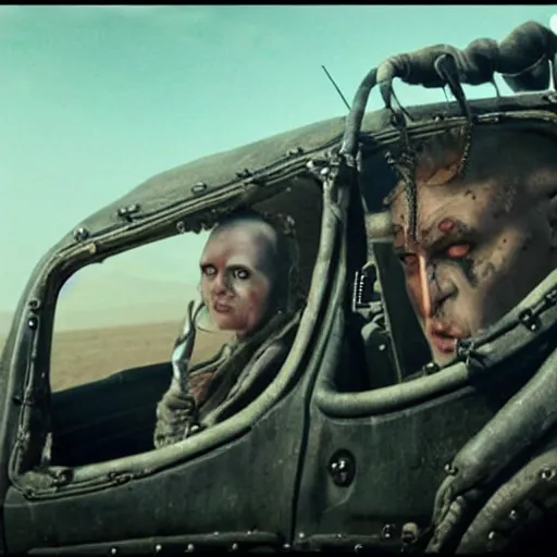 Image similar to a ( ( minion ) ) in the mad max fury road!! still from movie