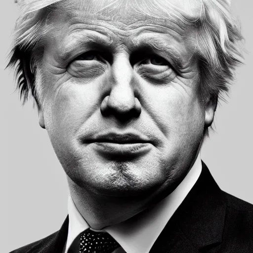 Prompt: Boris Johnson as Donald Trump as Boris Johnson, portrait, photograph, highly detailed, 4k