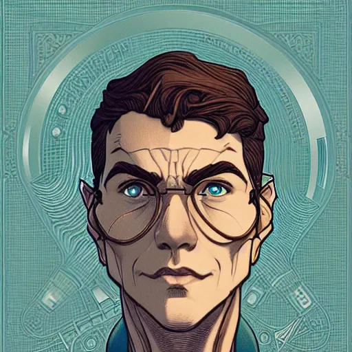 Prompt: head and shoulders portrait of Goal from Deponia illustration, medium shot, intricate, elegant, highly detailed, digital art, ffffound, art by JC Leyendecker and sachin teng
