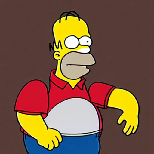 Prompt: Homer Simpson in the Sopranos, photo-realistic