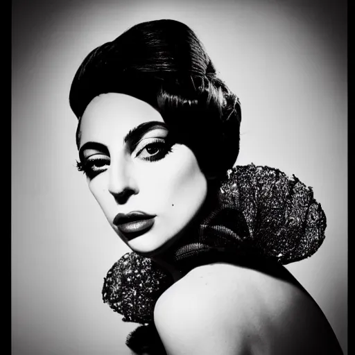 portrait of Lady Gaga by Cecil Beaton , glamorous | Stable Diffusion ...