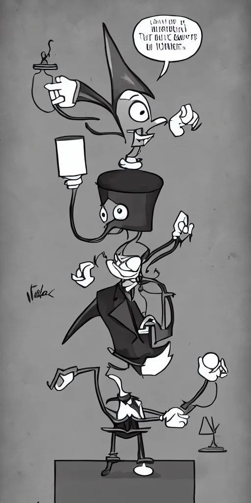 Image similar to nikola tesla as a cuphead boss on a level in the cuhpead style, smooth, cinematic perspective, smooth, artstation, behance, deviantart