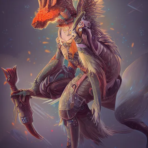 Image similar to trending on FurAffinity, energetic, dynamic, digital art, highly detailed, FurAffinity, high quality, digital fantasy art, FurAffinity, favorite, character art