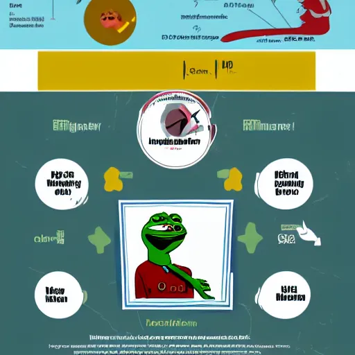 Image similar to infographic about pepe