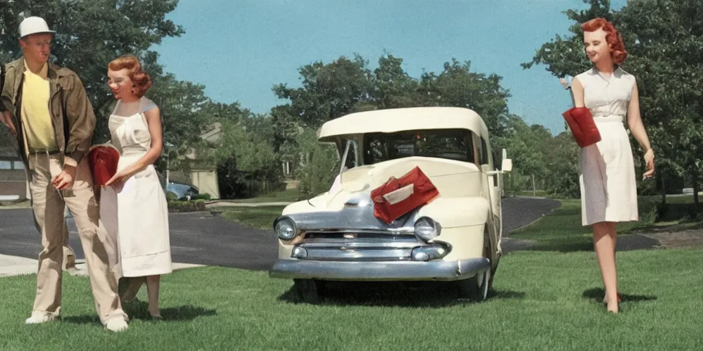 Image similar to us suburbs hopper 1950