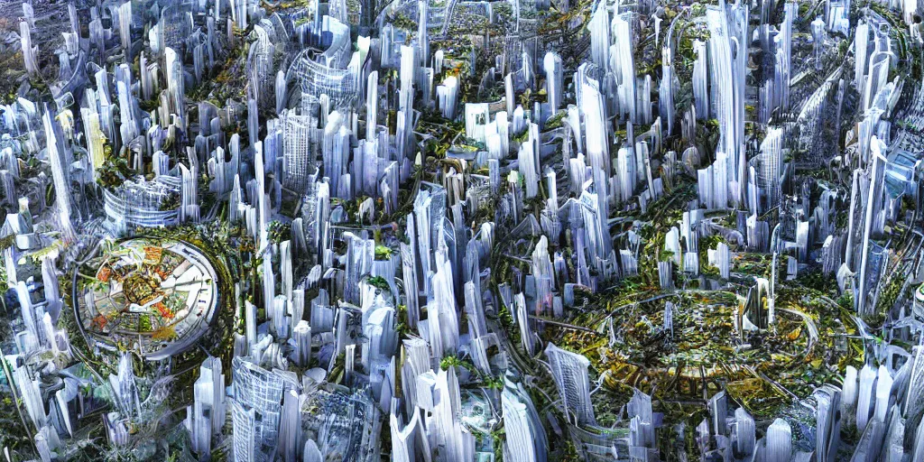 Prompt: Future City by Vincent Callebaut