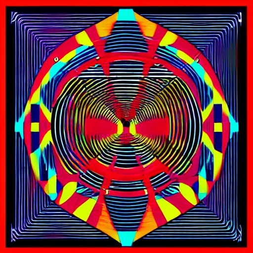 Image similar to Op Art rap album cover for Kanye West DONDA 2 designed by Virgil Abloh, HD, artstation