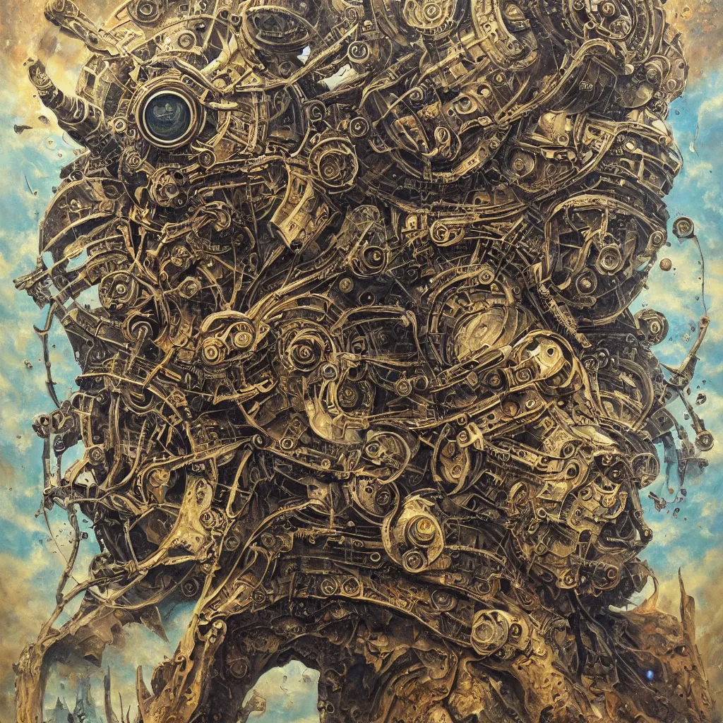 Image similar to artifacts and ancient book, intricate oil painting, high detail, neo - expressionism, retro sci - fi secret space artifact object, avant garde post - morden monumental dynamic illustration, fantasy art, illusion surreal art, highly conceptual figurative art, intricate detailed illustration, controversial poster art