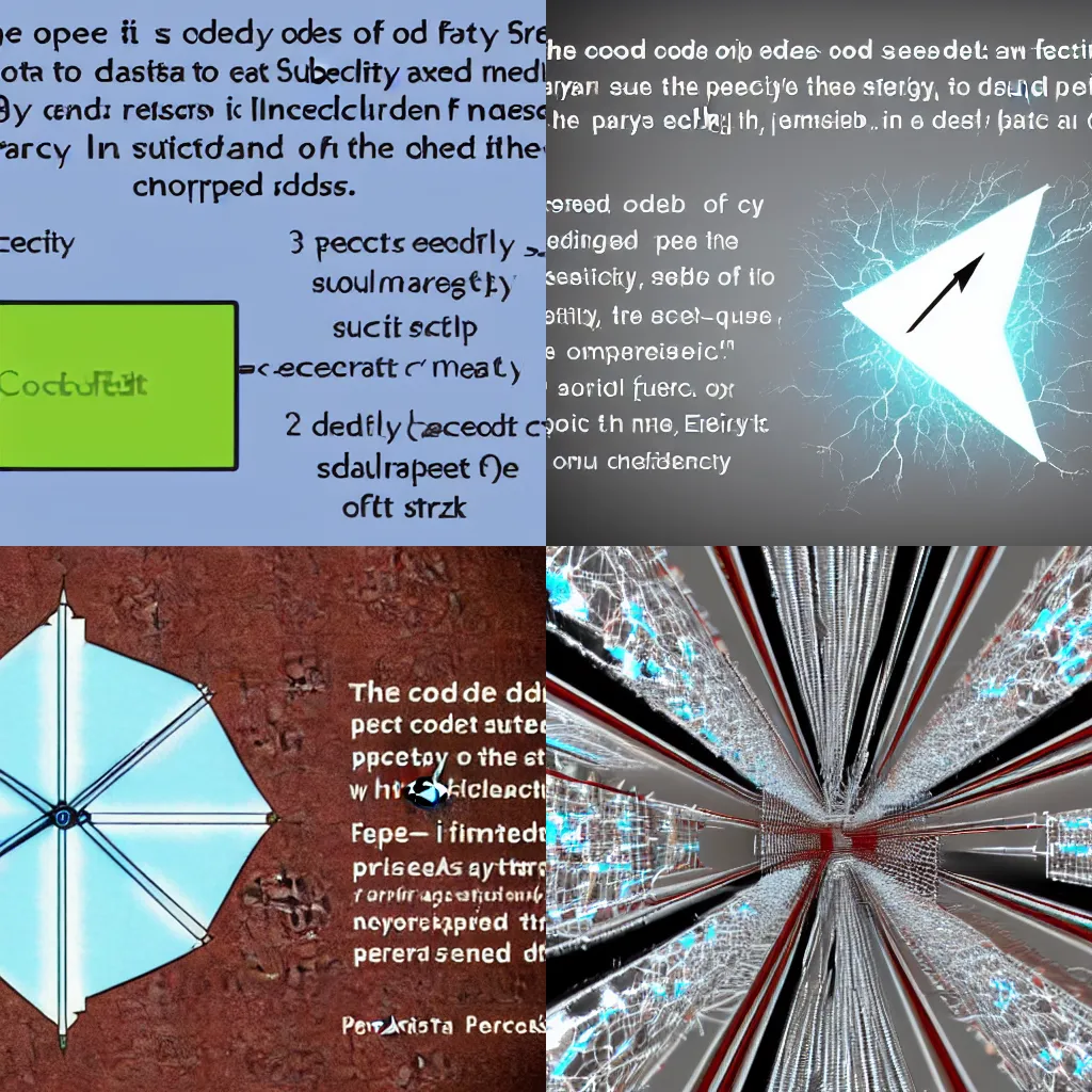 Prompt: the speed of code only depends on the substrate where it is executed, i can execute code twice as fast as the speed of electricity, in a logic gate composition of peroskite and quartz crystals. in reality, the speed of electricity is only anecdotal, here the speed tends to infinity.