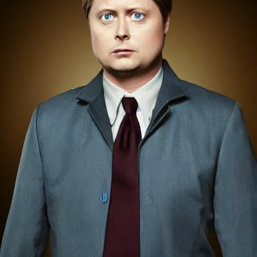 Image similar to Tim Heidecker as Special Agent Decker, promotional image.