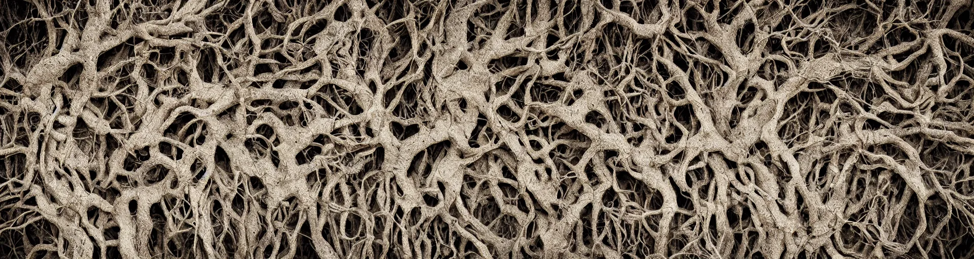 Prompt: studio photography of a withered fig tree, dust particles floating in the air, texture background, highly detailed