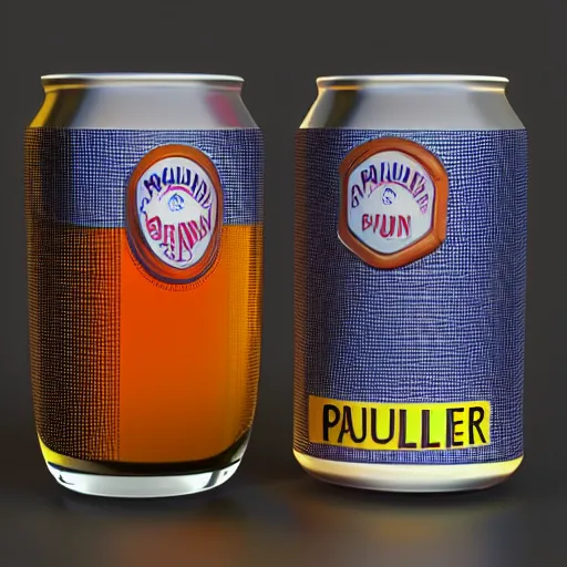 Prompt: paulaner spezi, 3 d render