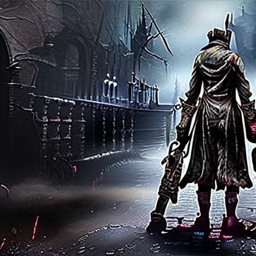 Prompt: Playstation 6 in bloodborne