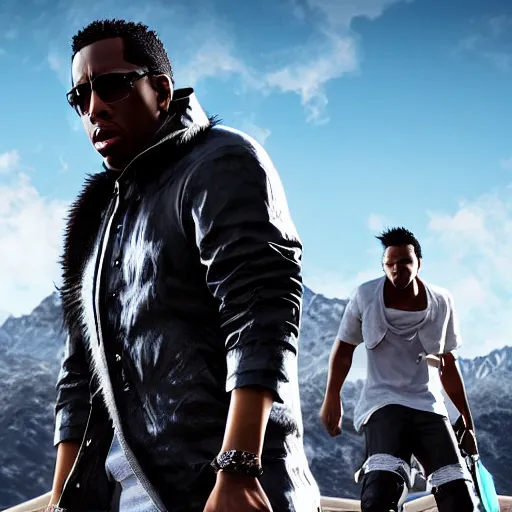 Image similar to Puff Daddy in Final Fantasy XV