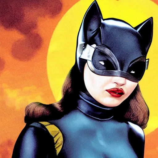 Image similar to lando alina as catwoman in the movie