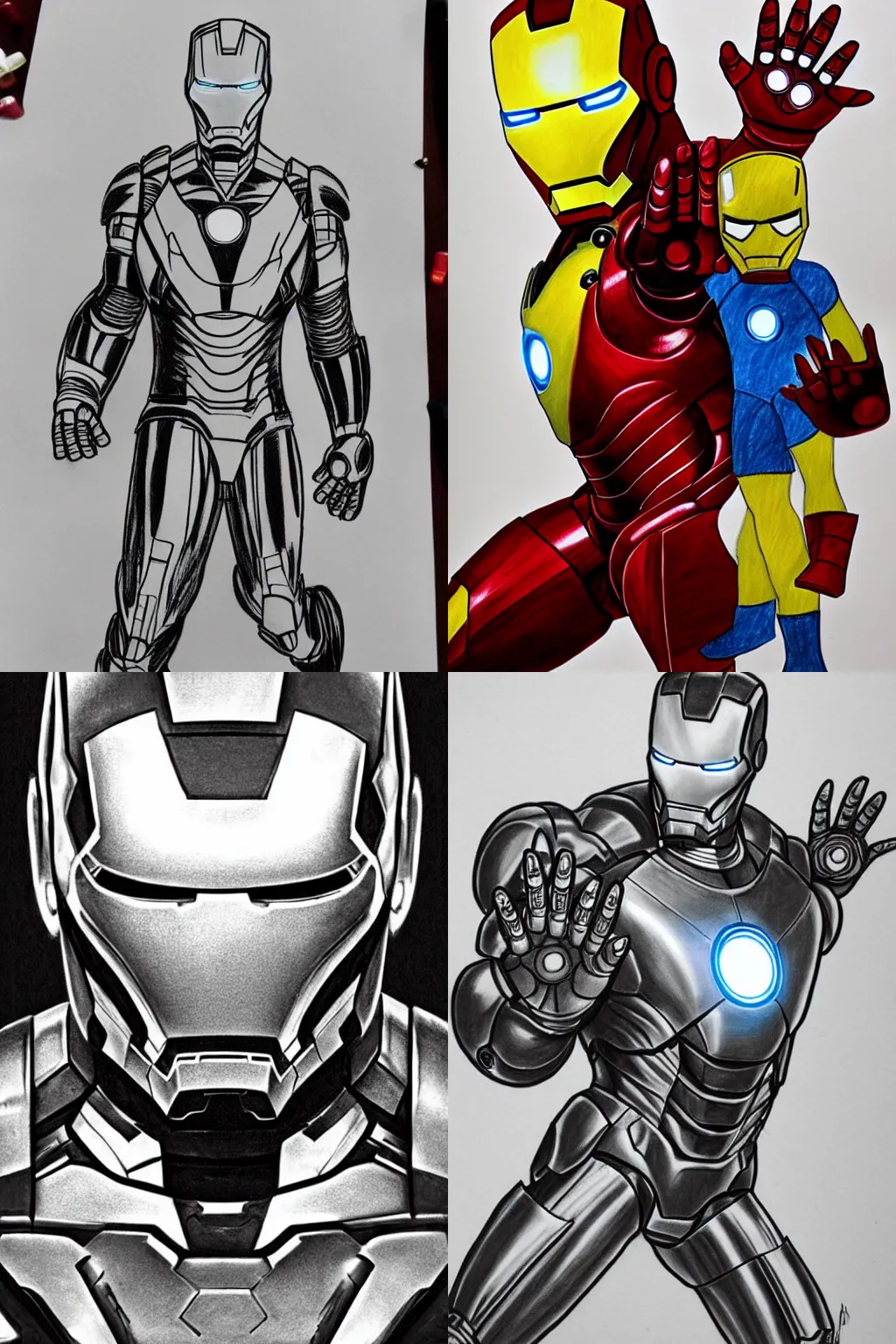 Iron Man Pen Drawing : 3 Steps - Instructables