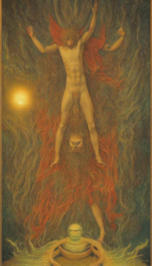 Image similar to the fool, tarot, by agostino arrivabene