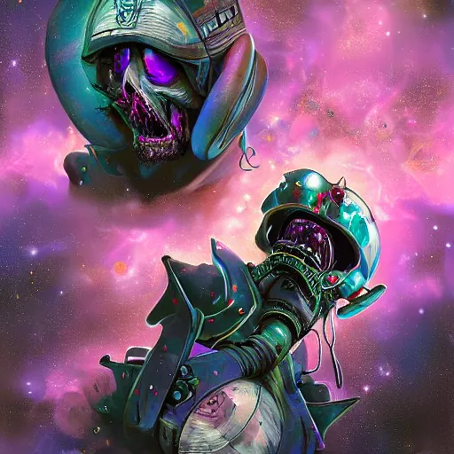 Prompt: galactic dada nightmare by marcel yanko