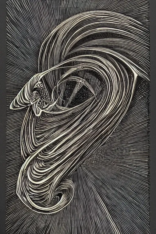 Image similar to tinnitus, by aaron horkey