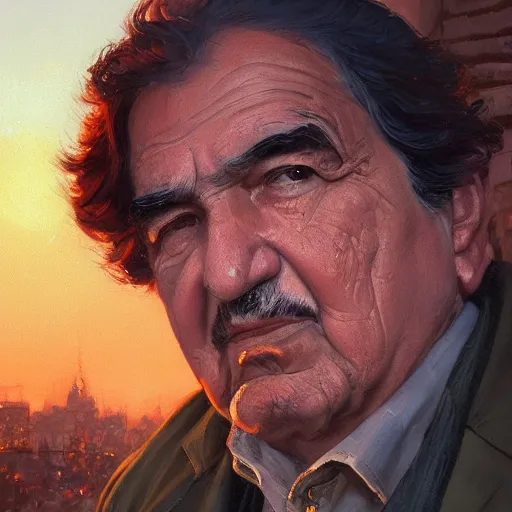 a classical portrait of a young jose mujica, dramatic | Stable ...