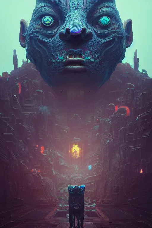 Image similar to homelander with an evil face, intricate abstract. intricate artwork. by tooth wu, wlop, beeple, dan mumford. octane render, trending on artstation, greg rutkowski very coherent symmetrical artwork. cinematic, hyper realism, high detail, octane render, 8 k, iridescent accents