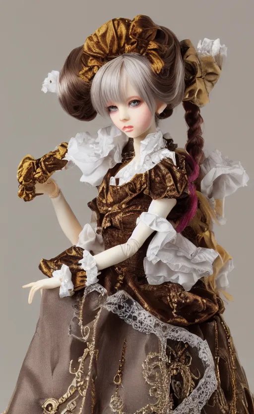 Image similar to dollfie in baroque dress