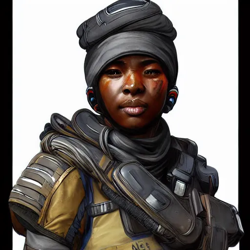 Prompt: soldier from apex legends, hyper realistic, digital art, character design, masterpiece