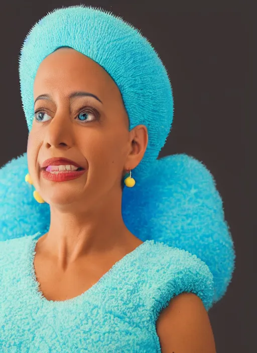 Prompt: portrait photo still of real life marge simpson, 8 k, 8 5 mm, f. 1 4