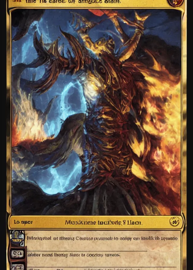 Image similar to official magic the gathering card scan