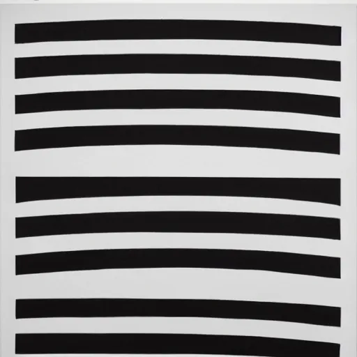 Image similar to river shapes ( water shapes ) curves ( black white red ) ( big circle ) bridget riley museum of modern art new york