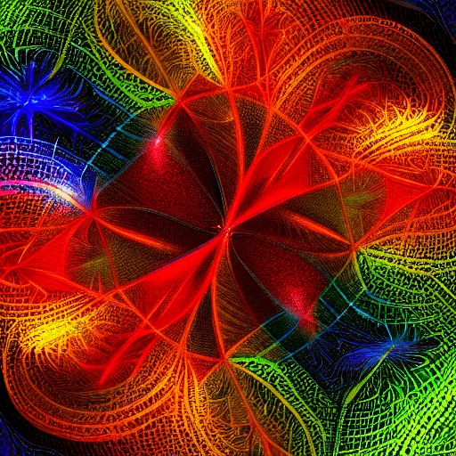 Prompt: aesthetic act in apophysis style fractal, digital painting, 4k,