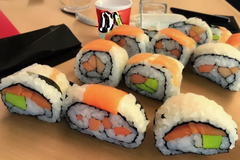 Image similar to The new McDonalds sushi roll