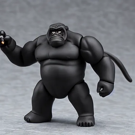 Image similar to king kong, nendoroid, figurine, detailed product photo