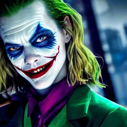 awe inspiring beautiful 8k hdr Emma Stone as The Joker | Stable ...