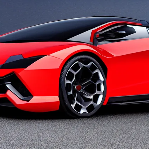 Image similar to concept car prototype between a Dacia and a Lamborghini