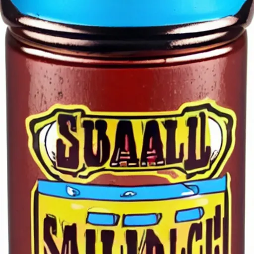 Image similar to saul goodman grill sauce bottle