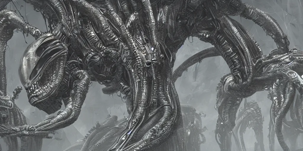 Image similar to alien hive, ultra detailed concept art, 8k