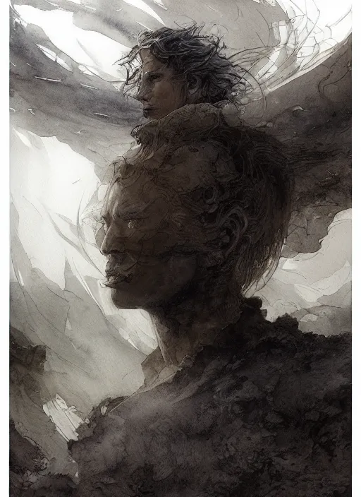 Prompt: portrait, Wanderer dreams, watercolor, dramatic lighting, cinematic, establishing shot, extremely high detail, foto realistic, cinematic lighting, pen and ink, intricate line drawings, by Yoshitaka Amano, Ruan Jia, Kentaro Miura, Artgerm, post processed, concept art, artstation, matte painting, style by eddie mendoza, raphael lacoste, alex ross