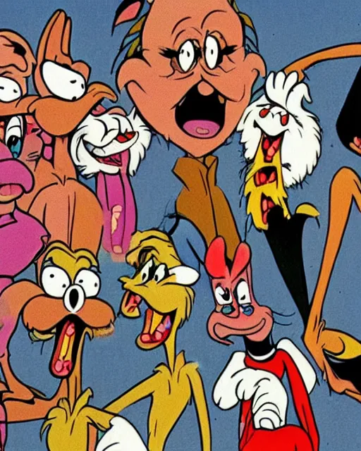 Image similar to looney toons, body horror