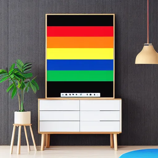 Prompt: Mickey Mouse PRIDE poster, LGBT, supportive, colorful