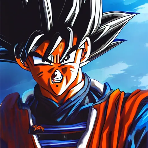 Goku Super Saiyan blue Capmarvel - Illustrations ART street