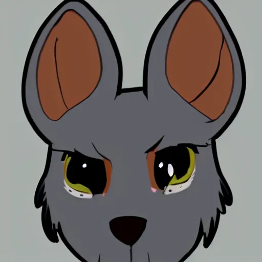 Image similar to a fursona headshot, trending on furaffinity, furry art