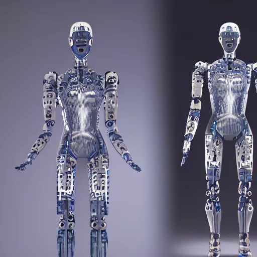 Image similar to biometric humanoid robot, intricate detail, futuristic