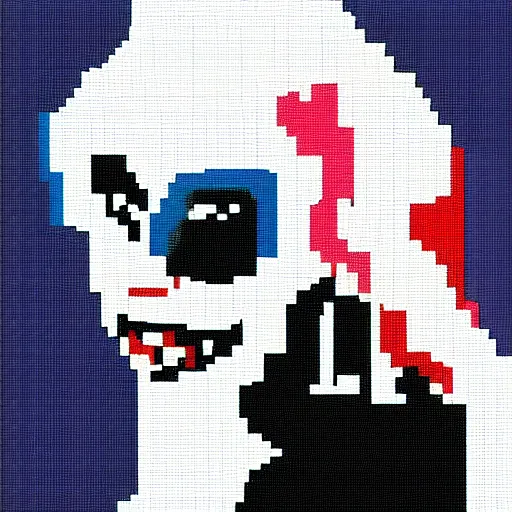 Prompt: lady Gaga pixel art